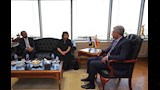 وزير السياحة يبحث مع الشيخة حور القاسمي تعزيز التعاون في مجال المتاحف والآثار (1)