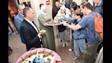 استقبال السائحين فى مطار ابو سمبل