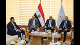 رئيس جلمعة السويس يستقبل م=المحافظ واللواء سمير فرج 