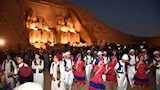 شمس رمسيس الثاني تخترق 60 متراً وتستقر 20 دقيقة في قدس الأقداس بأسوان -صور 