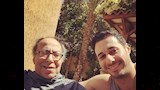 الفنان الراحل صلاح السعدني وابنه أحمد