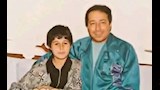صلاح السعدني مع ابنه