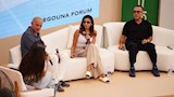 دينا الشربيني بإطلالة صباحية