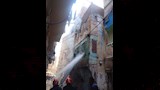 حريق هائل يلتهم منزلاً في الإسكندرية (2)