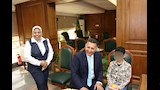 محافظ القليوبية يوفر جهازَي تسجيل صوتي لشقيقين فاقدي البصر (4)