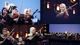 أوركسترا النور والأمل يفتتح حفل توزيع جوائز سيني جونة في مهرجان الجونة السينمائي 