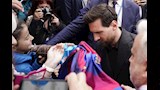 ميسي يصل إلى أوفييدو لتسلم جائزة أميرة أستورياس للرياضة