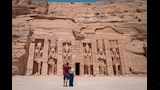 نقوش جدارية فى المعبد