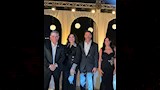 مي فاروق مع زوجها محمد العمروسي بحفل زفاف نجل وليد فايد (2)
