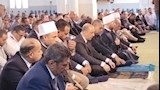 المفتي والمحافظ ووزير الأوقاف بمسجد بدر