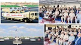 وزير الدفاع يشهد تفتيش الحرب لأحد تشكيلات المنطقة الشمالية العسكرية -(صور)