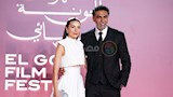 محمود علاء وزوجته على الريد كاربت (1)