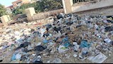 بالصور- استغاثة أهالي تل حوين بالشرقية بسبب تراكم القمامة والمخلفات بمدخل القرية