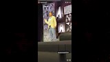 مينا مسعود يشاهد مسرحية خيال مريض