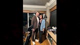 الفنان ياسر جلال مع فريق عمل مسلسل القناع (2)