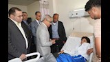 توجيهات عاجلة من محافظ بني سويف بشأن التلميذ المصاب بسقوط مواد بناء عليه داخل مدرسة