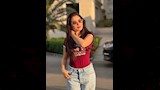 مي عز الدين باطلالة كاجوال (1)