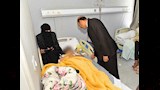 محافظ أسيوط يزور مصابي حادث لاعبي المشروع القومي للموهبة والبطل الأولمبي بمستشفى الشرطة (2)