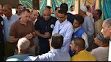 بالصور- محافظ أسوان يتفقد القافلة الطبية المجانية لمجلس الوزراء