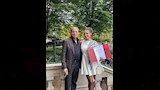 المخرج خالد يوسف يشارك جمهوره صورا من حفل تخرج ابنته مايا  (1)
