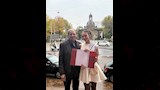 المخرج خالد يوسف يحتفل بتخرج ابنته مايا  (3)