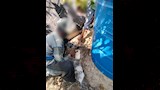 خلال سحب الخرطوم
