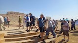 وفود سياحية تزور آثار تل العمارنة وبني حسن وتونا الجبل بالمنيا (8)