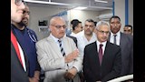 محافظ بني سويف يزور مصابي حادث تصادم أتوبيس وسيارة نقل  (1)