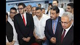 محافظ بني سويف يزور مصابي حادث تصادم أتوبيس وسيارة نقل  (4)