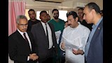 محافظ بني سويف يزور مصابي حادث "تصادم الطريق الشرقي القديم" بالمستشفيات -صور
