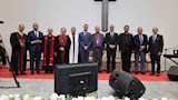 محافظ الجيزة يشهد افتتاح الكنيسة الإنجيلية المشيخية بالشيخ زايد (6)