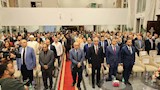محافظ الجيزة يشهد افتتاح الكنيسة الإنجيلية المشيخية بالشيخ زايد (2)