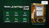 ابزر المعادن المكونة للبطاريات وعلى رأسها الليثيوم 