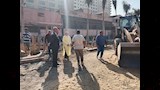إصلاح هبوط أرضى بشارع كريستال عصفور في شبرا الخيمة (4)