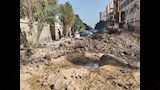 إصلاح هبوط أرضى بشارع كريستال عصفور في شبرا الخيمة (1)