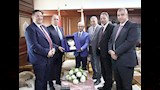 محافظ بني سويف يستقبل نقيب المحامين (2)