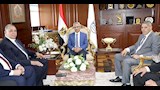 محافظ بني سويف يستقبل نقيب المحامين (4)