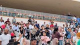 جماهير الوادي الجديد في استاد المحافظة الرياضي بحفل العيد القومي (2)