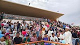 جماهير الوادي الجديد في استاد المحافظة الرياضي بحفل العيد القومي (4)