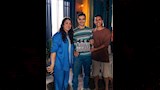 كندة علوش مع أبطال وفريق عمل مسلسل 5050 (1)