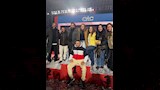 كندة علوش مع فريق عمل المسلسل