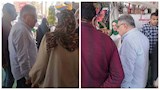 محافظ الدقهلية بين أهالي المنصورة بـ"زي كاجوال" ودون حراسة أو موكب -صور 