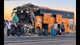 تصادم أتوبيس وتريلا بطريق الغردقة (3)