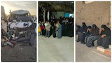 تشييع جثامين 7 من ضحايا حادث الطريق الإقليمي بالفيوم وسط حزن الأهالي - فيديو وصور
