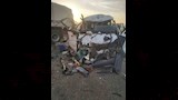 تشييع جثامين ضحايا حادث الطريق الإقليمي بالفيوم وسط حزن الأهالي (1)