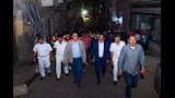 بدء إزالة عقار أمبروزو المائل في الإسكندرية (11)