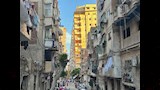 بدء إزالة عقار أمبروزو المائل في الإسكندرية (15)