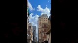  إزالة الأدوار العليا لبرج أمبروزو المائل في الإسكندرية (6)