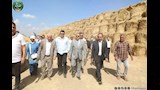 موقع تجميع قش الأرز