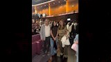 ليلى علوي تشاهد مسرحية خيال مريض (6)